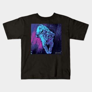 Mosaic Crystal Dog Kids T-Shirt